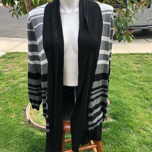 New Avenue Cardigan Black/Gray/white  26/28